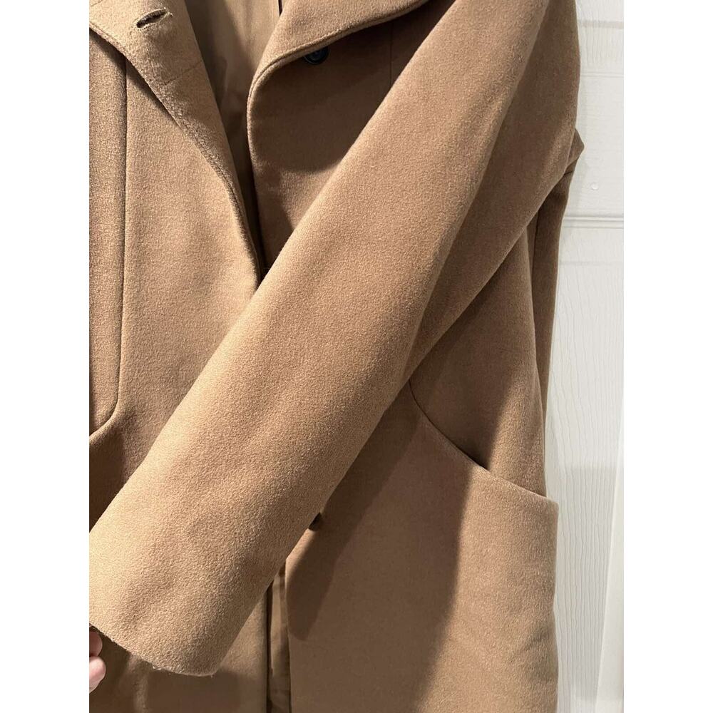 Aritzia Wilfred Wool and Cashmere Women Coat Brown Camel Size X-Small A001712 - Picture 9 of 10